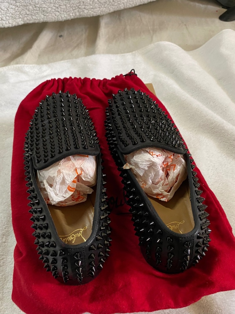 Christian Louboutin Rollerboy Spike men’s Loafers black - 8.5 US (40.5 / 41 EU)